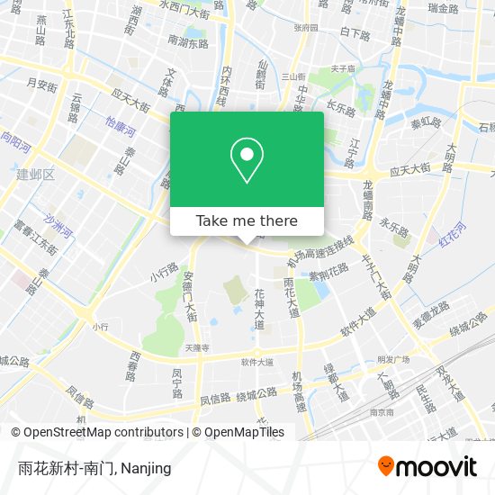 雨花新村-南门 map