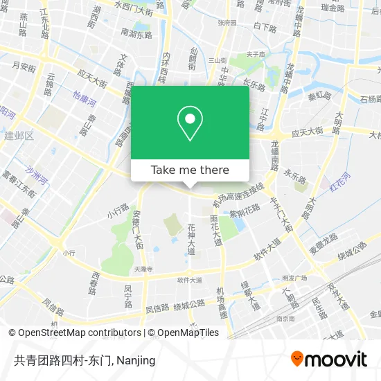 共青团路四村-东门 map