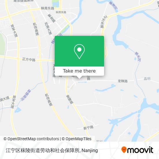 江宁区秣陵街道劳动和社会保障所 map