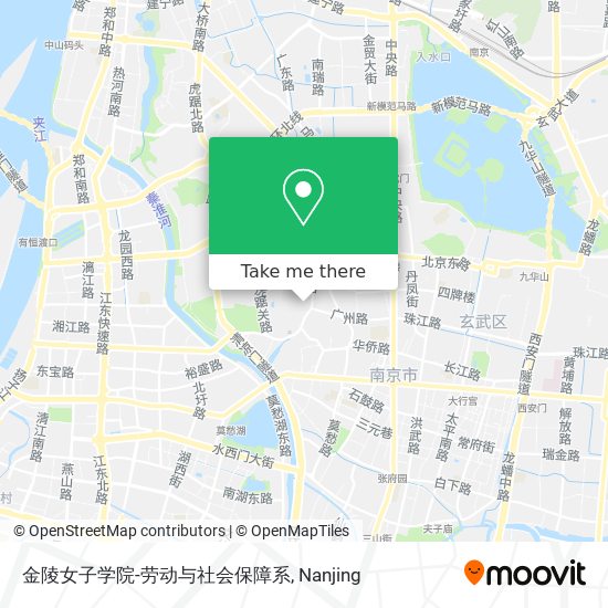 金陵女子学院-劳动与社会保障系 map