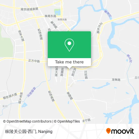 秣陵关公园-西门 map