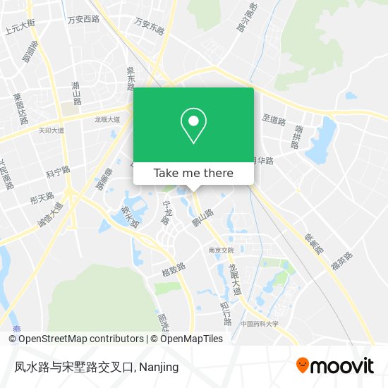 凤水路与宋墅路交叉口 map