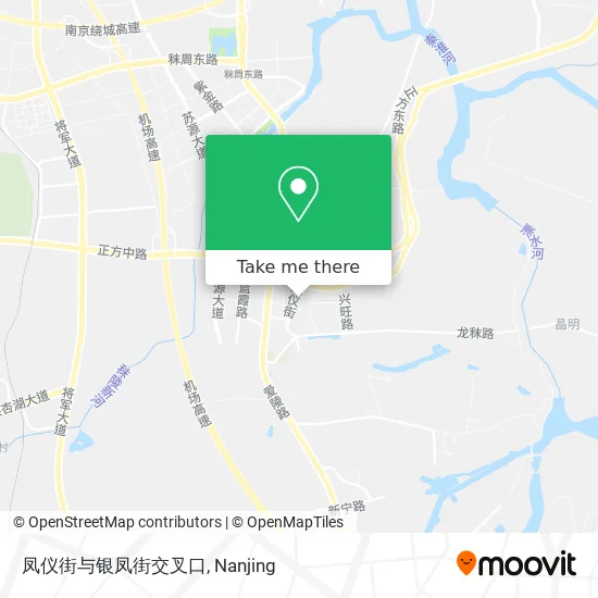 凤仪街与银凤街交叉口 map