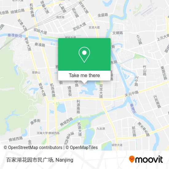 百家湖花园市民广场 map