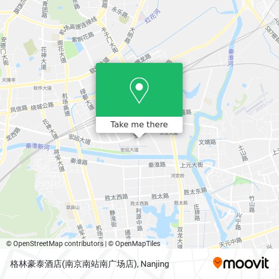 格林豪泰酒店(南京南站南广场店) map