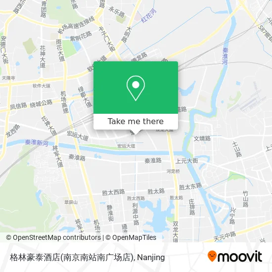 格林豪泰酒店(南京南站南广场店) map