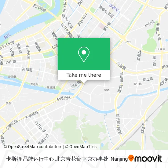 卡斯特 品牌运行中心 北京青花瓷 南京办事处 map
