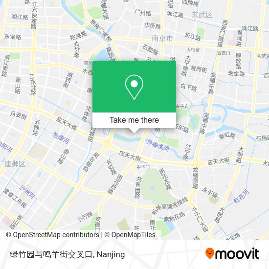 绿竹园与鸣羊街交叉口 map
