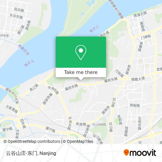 云谷山庄-东门 map