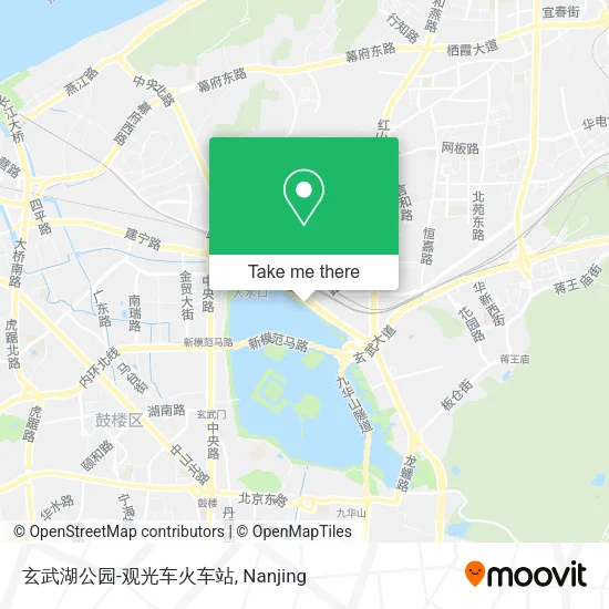 玄武湖公园-观光车火车站 map