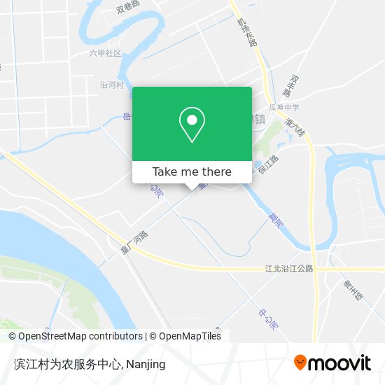滨江村为农服务中心 map
