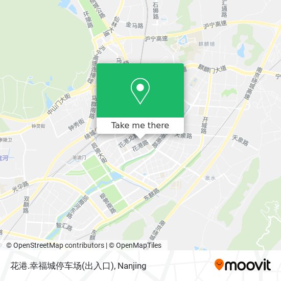 花港.幸福城停车场(出入口) map