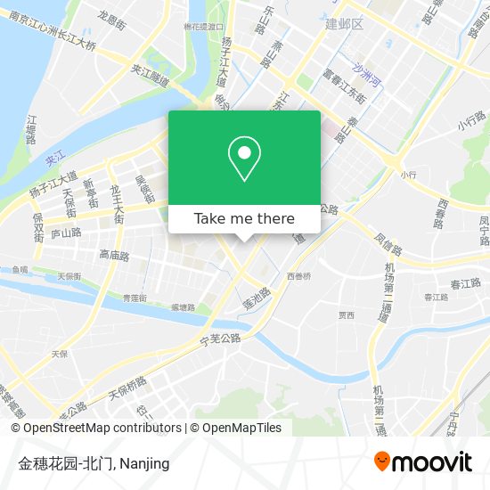 金穗花园-北门 map