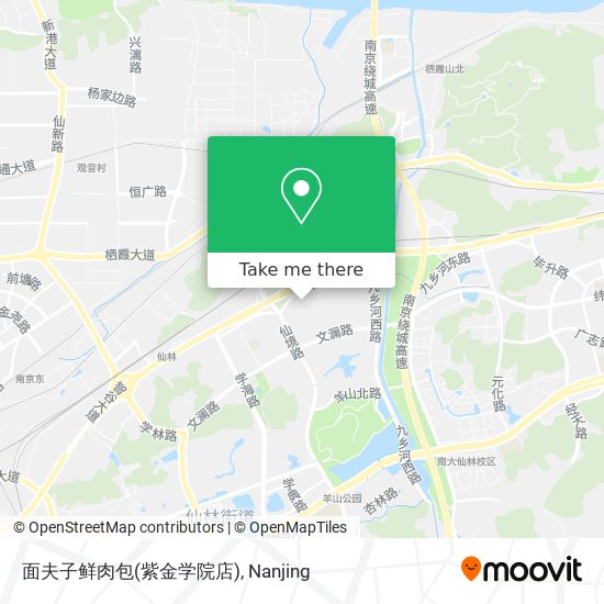 面夫子鲜肉包(紫金学院店) map