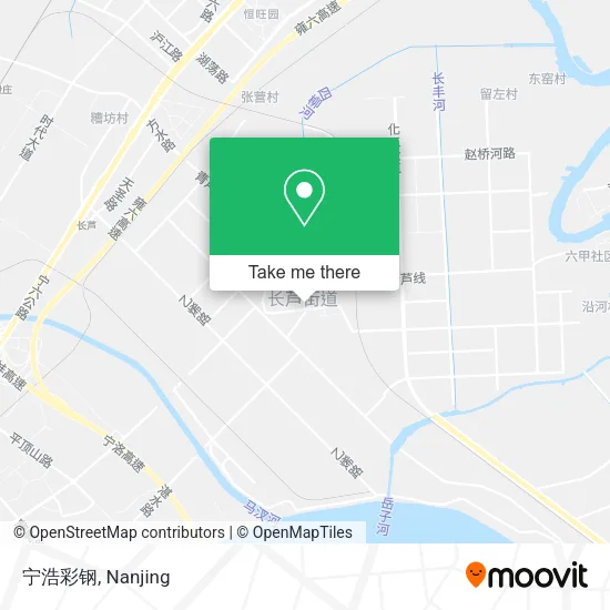宁浩彩钢 map