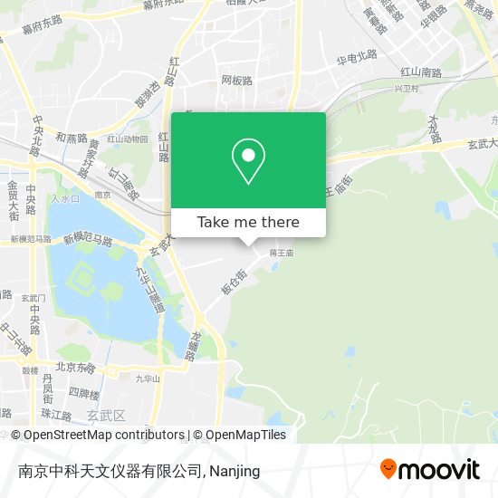 南京中科天文仪器有限公司 map