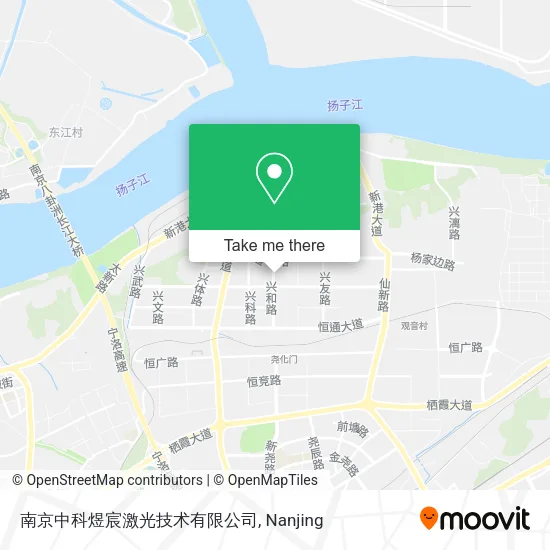 南京中科煜宸激光技术有限公司 map