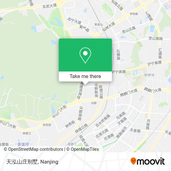 天泓山庄别墅 map