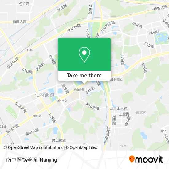 南中医锅盖面 map