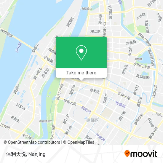 保利天悦 map