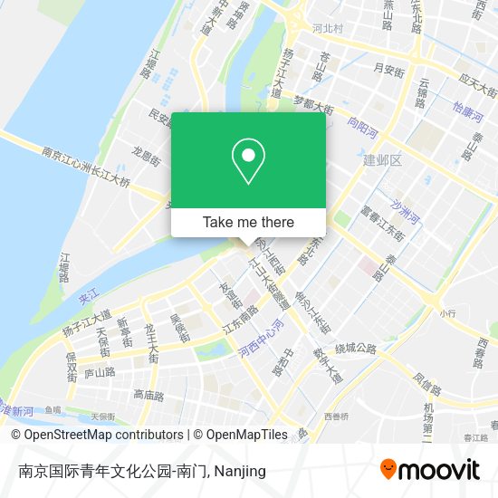 南京国际青年文化公园-南门 map