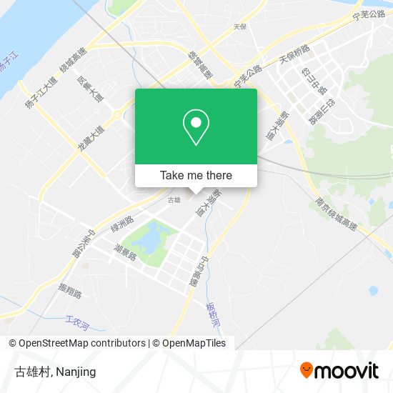 古雄村 map