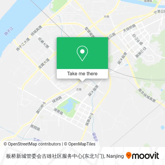 板桥新城管委会古雄社区服务中心(东北1门) map