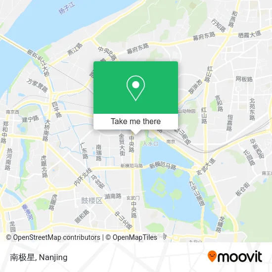 南极星 map