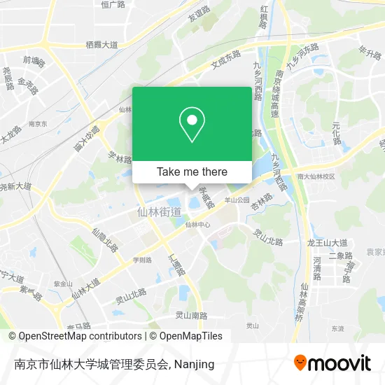 南京市仙林大学城管理委员会 map