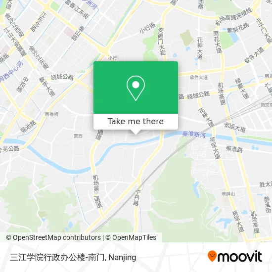 三江学院行政办公楼-南门 map