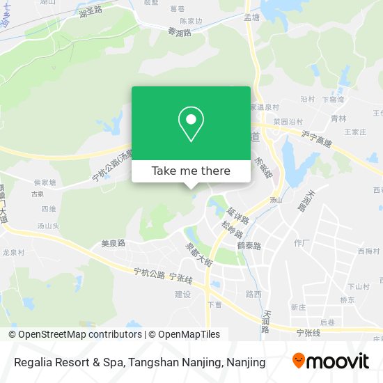 Regalia Resort & Spa, Tangshan Nanjing map