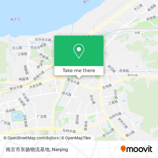 南京市东扬物流基地 map