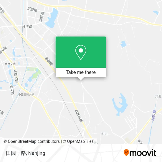 田园一路 map