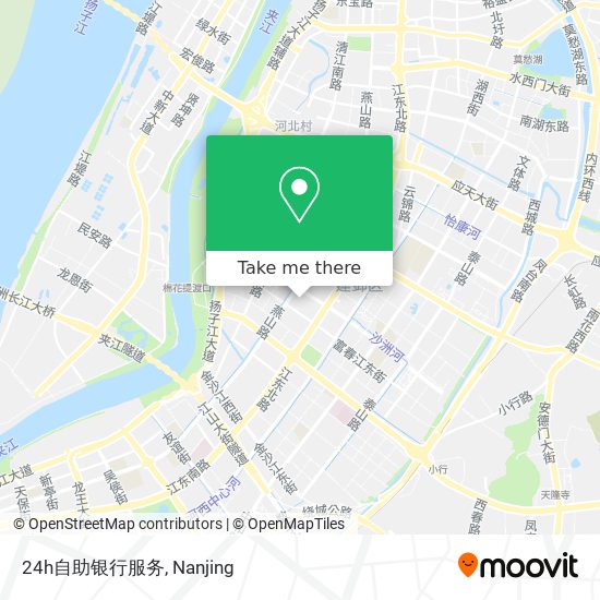 24h自助银行服务 map