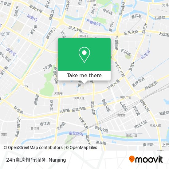 24h自助银行服务 map