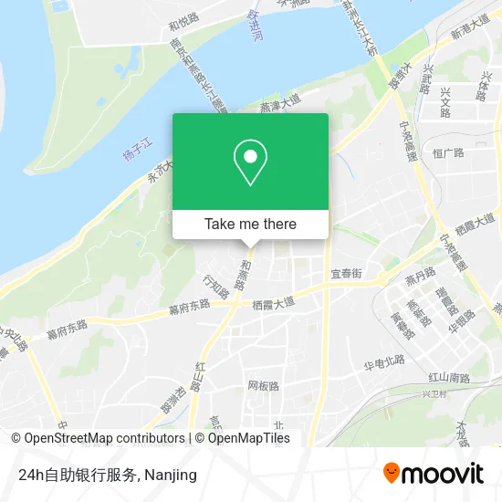 24h自助银行服务 map