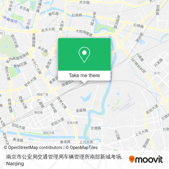 南京市公安局交通管理局车辆管理所南部新城考场 map