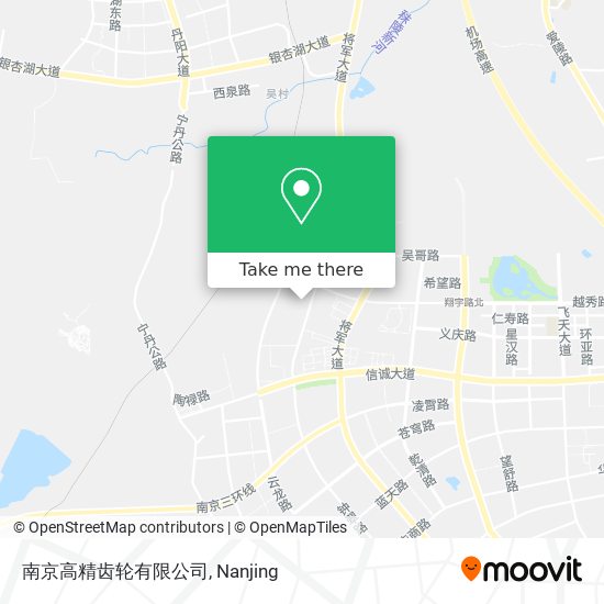 南京高精齿轮有限公司 map