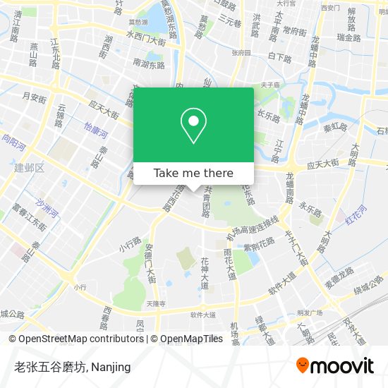 老张五谷磨坊 map