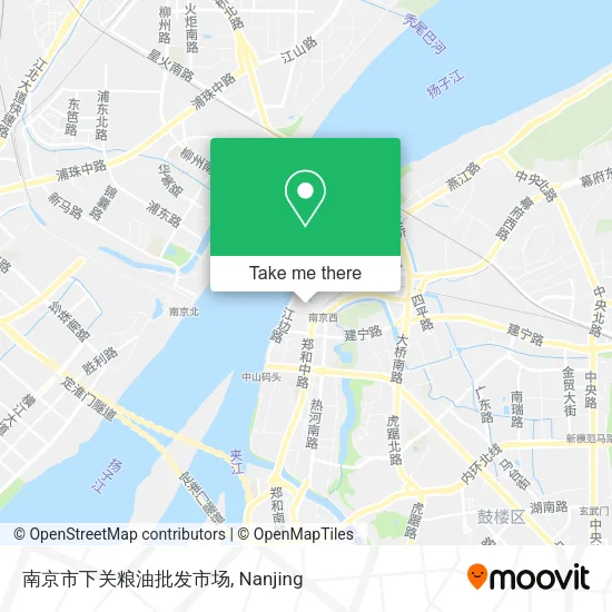 南京市下关粮油批发市场 map