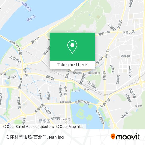 安怀村菜市场-西北门 map
