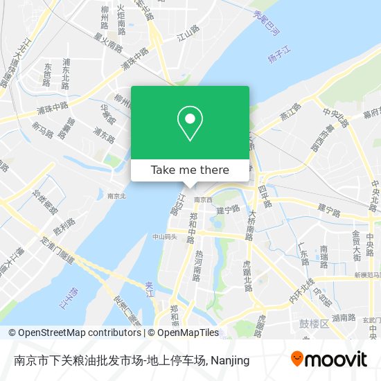 南京市下关粮油批发市场-地上停车场 map