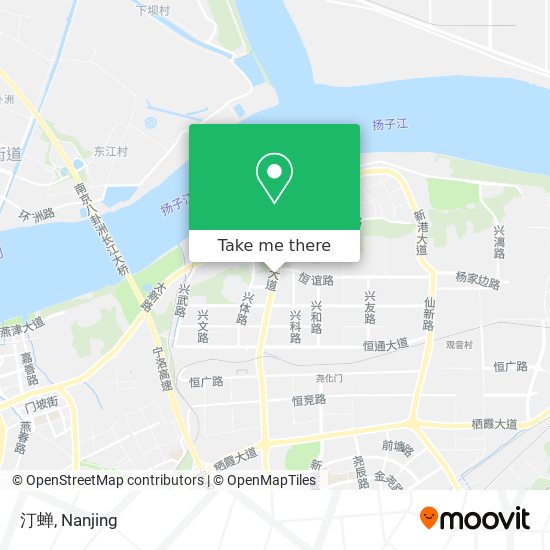 汀蝉 map