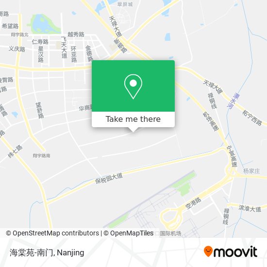 海棠苑-南门 map