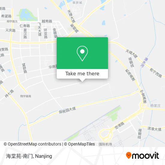 海棠苑-南门 map