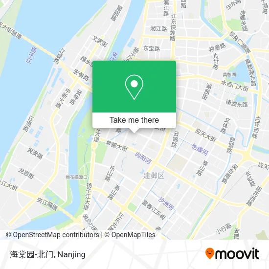 海棠园-北门 map