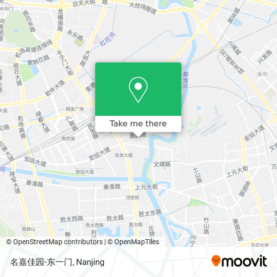名嘉佳园-东一门 map