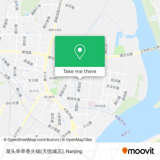 屋头串串香火锅(天悦城店) map
