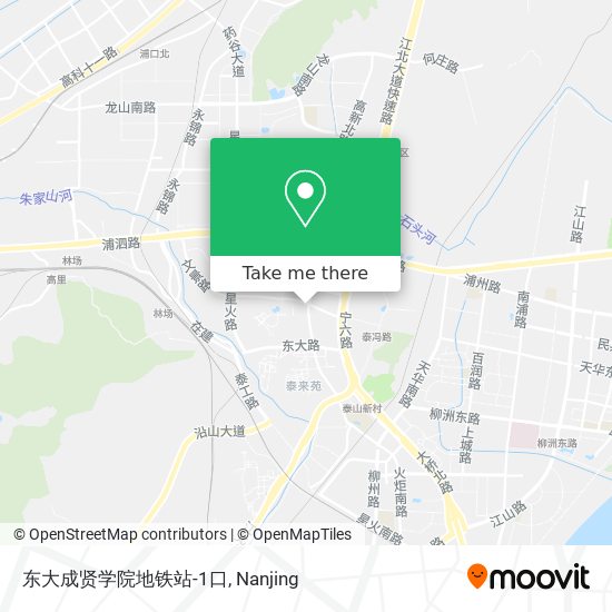东大成贤学院地铁站-1口 map