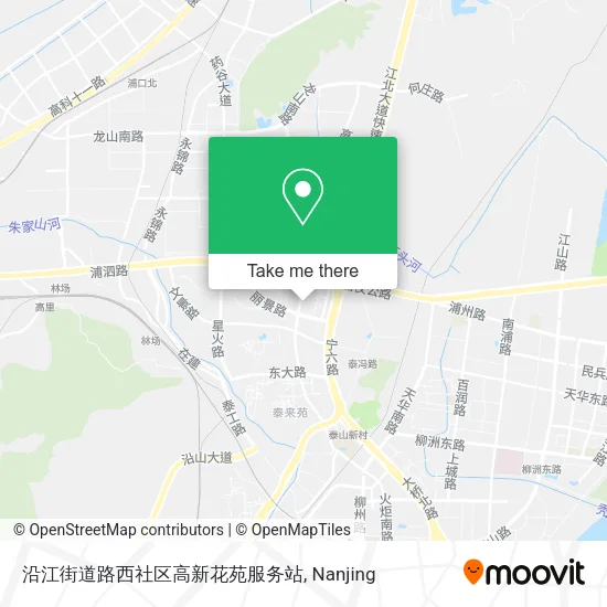 沿江街道路西社区高新花苑服务站 map
